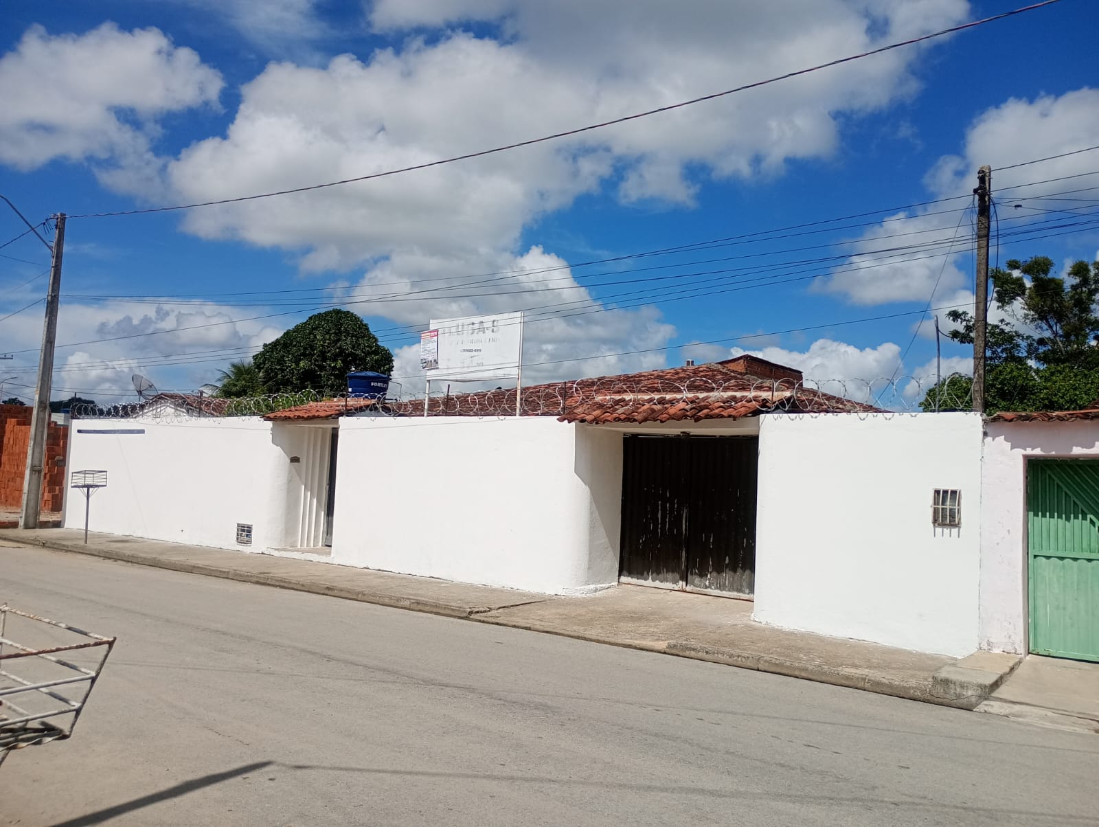 Área externa do Hotel Terra do Bagre – Pilar, AL